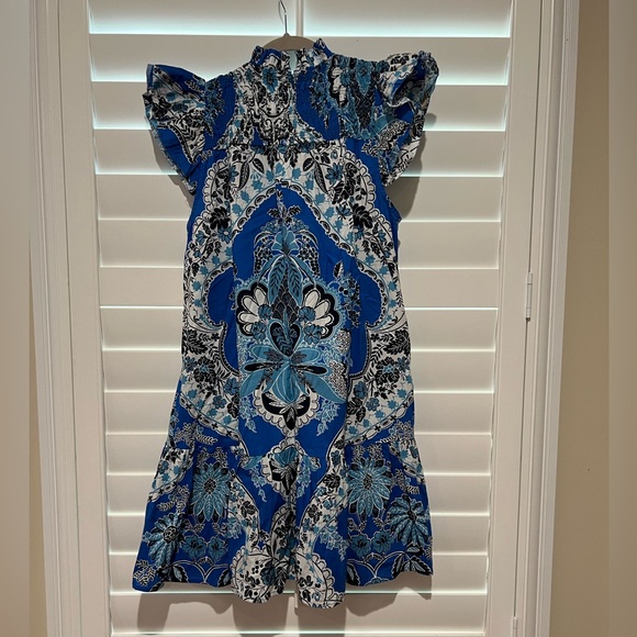Love the Label dress in clementine navy print — NWT. Size small. - Picture 2 of 4